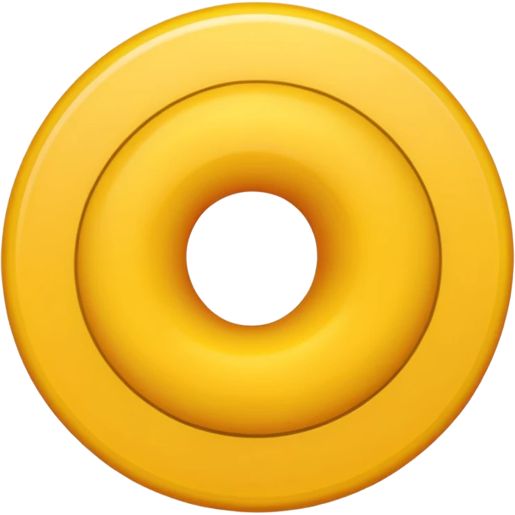 Yellow spiral emoji