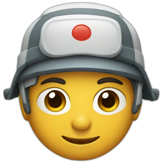Helicopter cap emoji