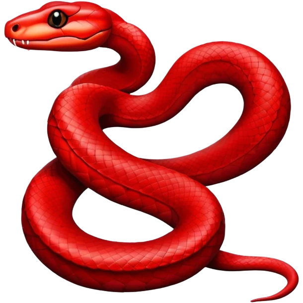 Red Snake emoji