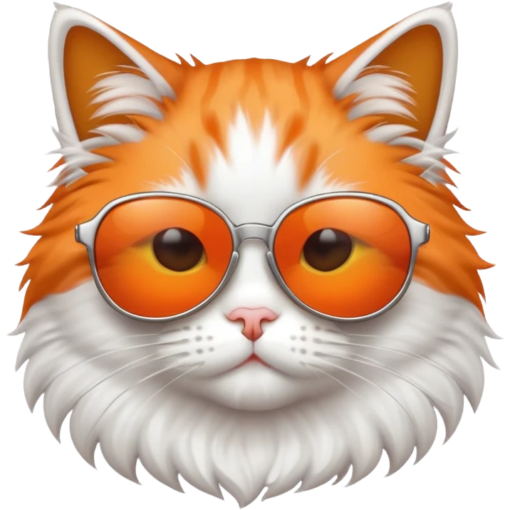 Cat wearing sunglasses emoji