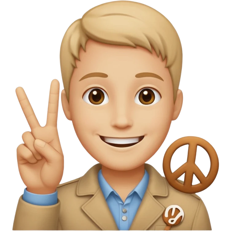 ✌🏻 avec les guillemets à faire un ciao  emoji