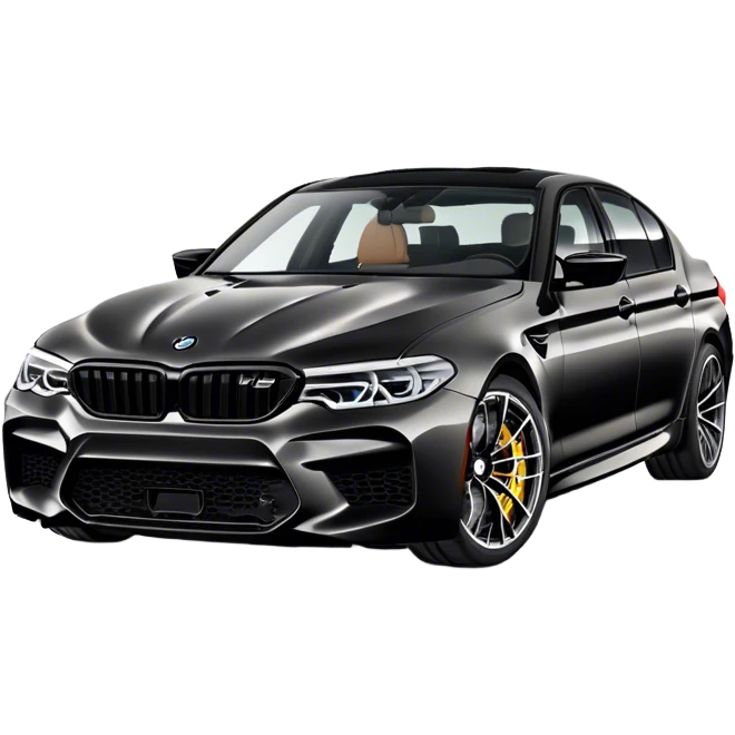 Une voiture bmw m5 f90 compétition de profil  emoji