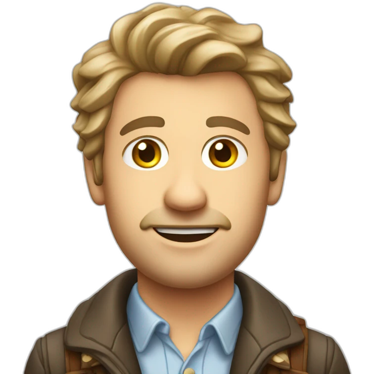 Bavarian guy in hamburg emoji
