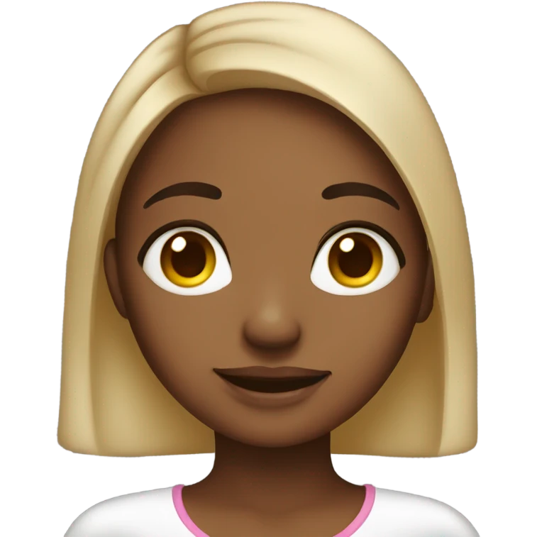 Hyperpigmentation girl emoji