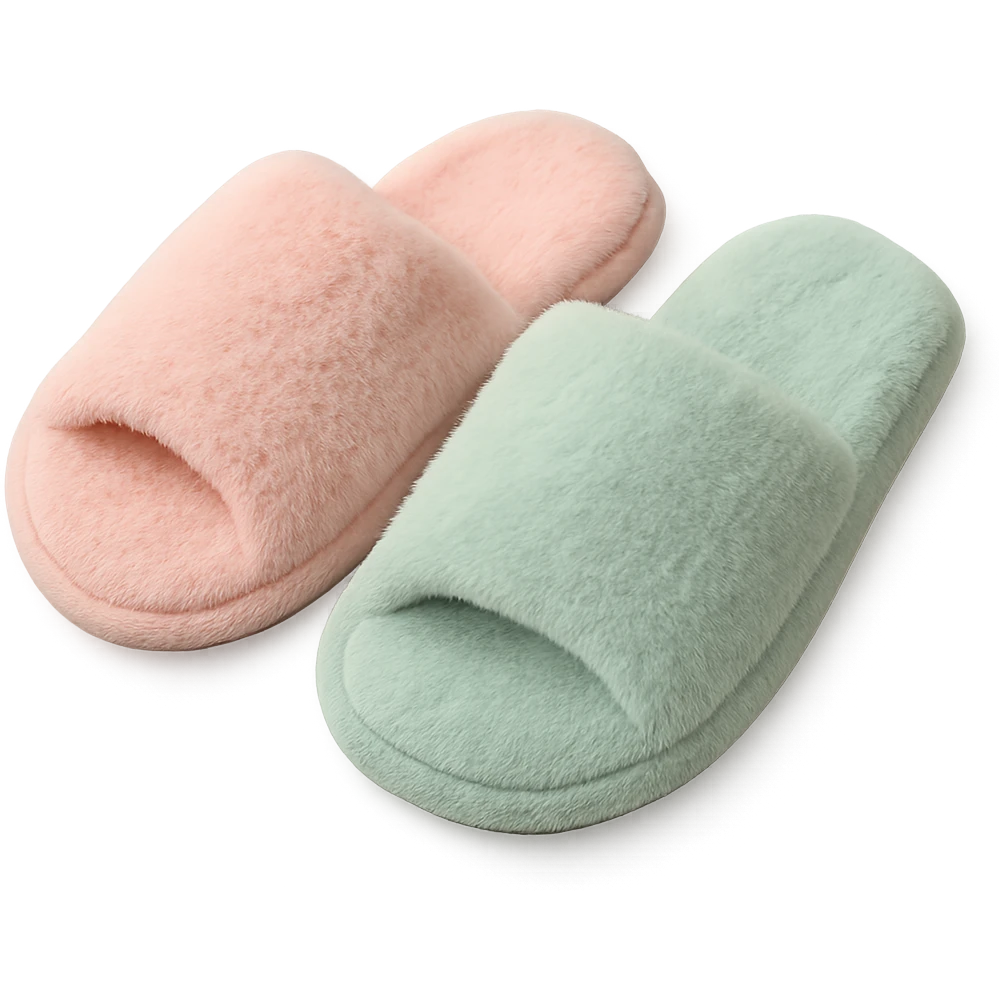 cozy slippers, pastel colors emoji