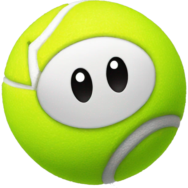 Tennis ball emoji
