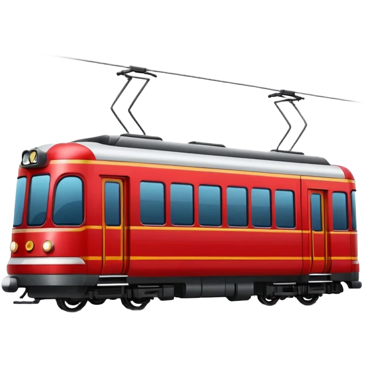 tram train red emoji