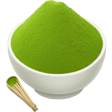 Matcha powder emoji