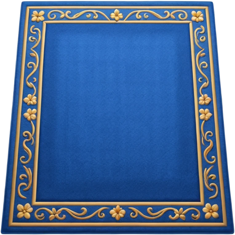 traditional blue carpet emoji