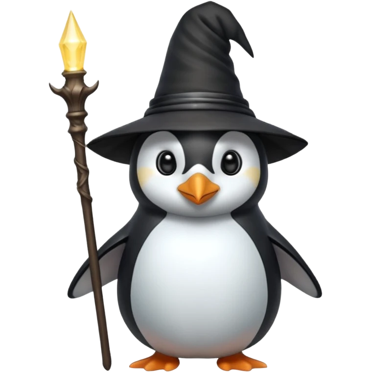 Penguin Wizard emoji