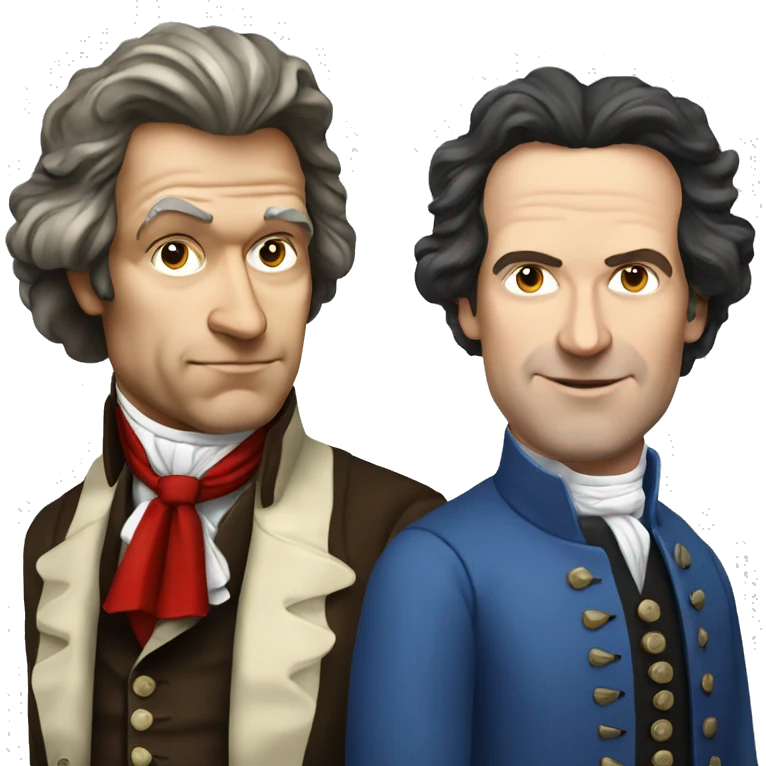 Beethoven and schiller emoji