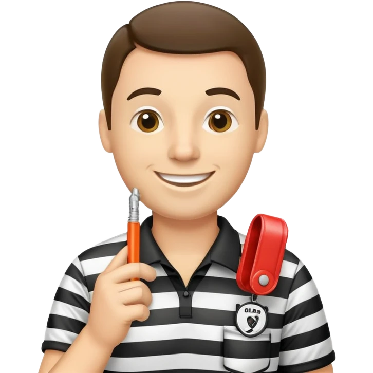 happy referee emoji
