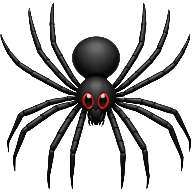 Make a spider crawling emoji