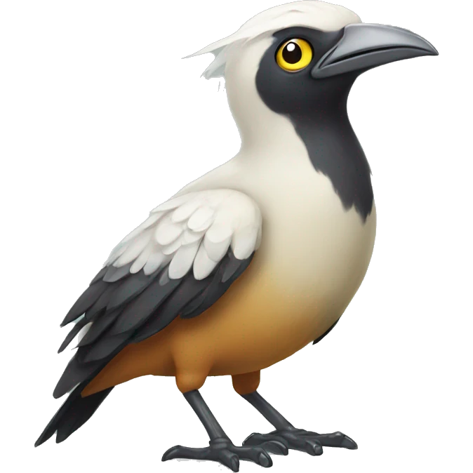 Xenop bird emoji