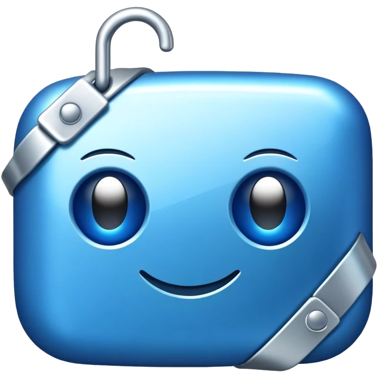 spam blue emoji