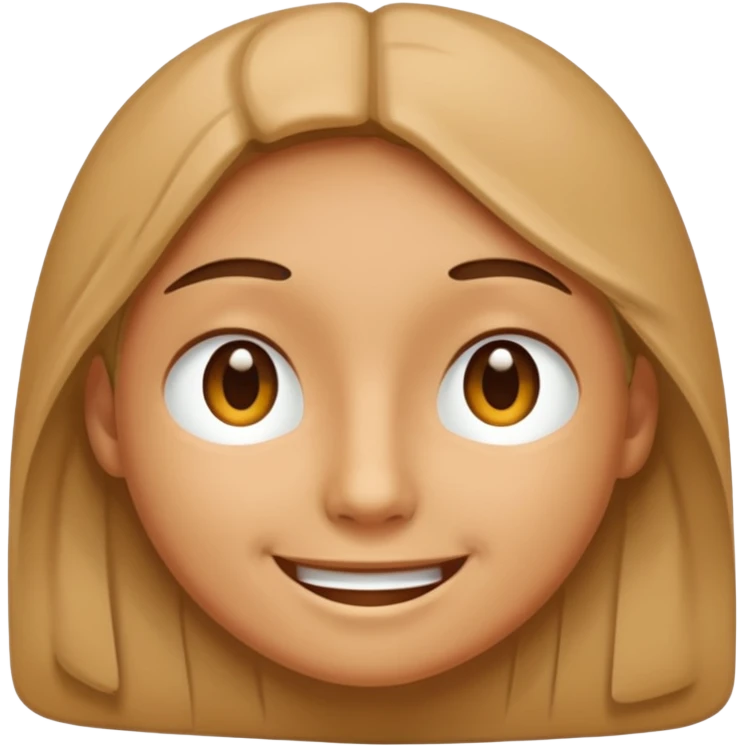 A smiling face with barely open eyes. emoji