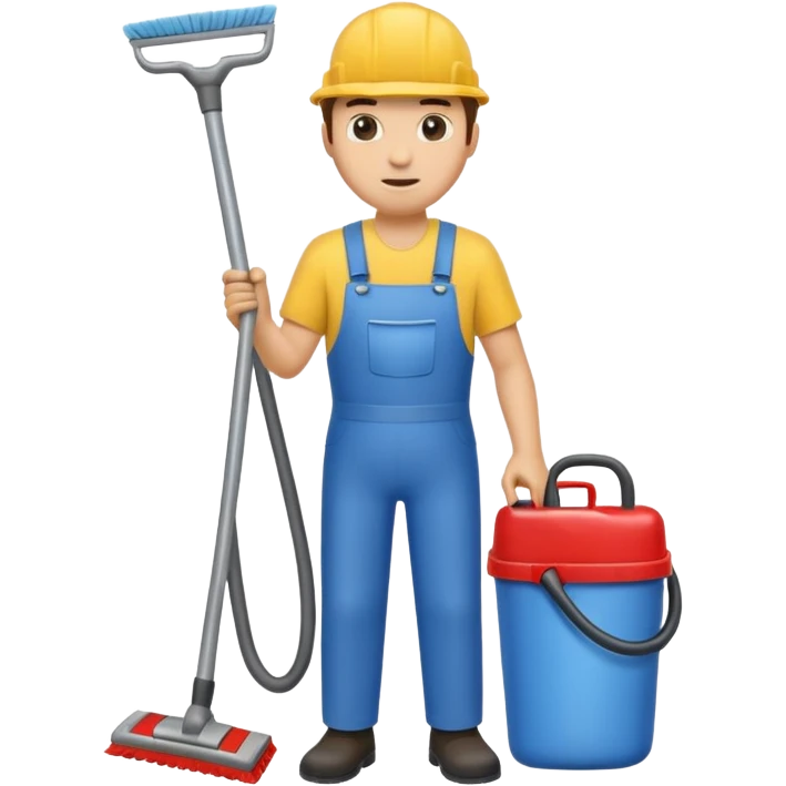man cleaner emoji