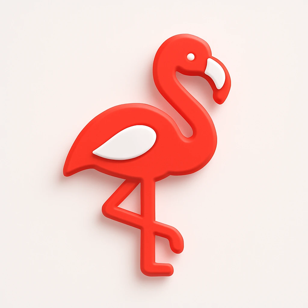 flamingo emoji