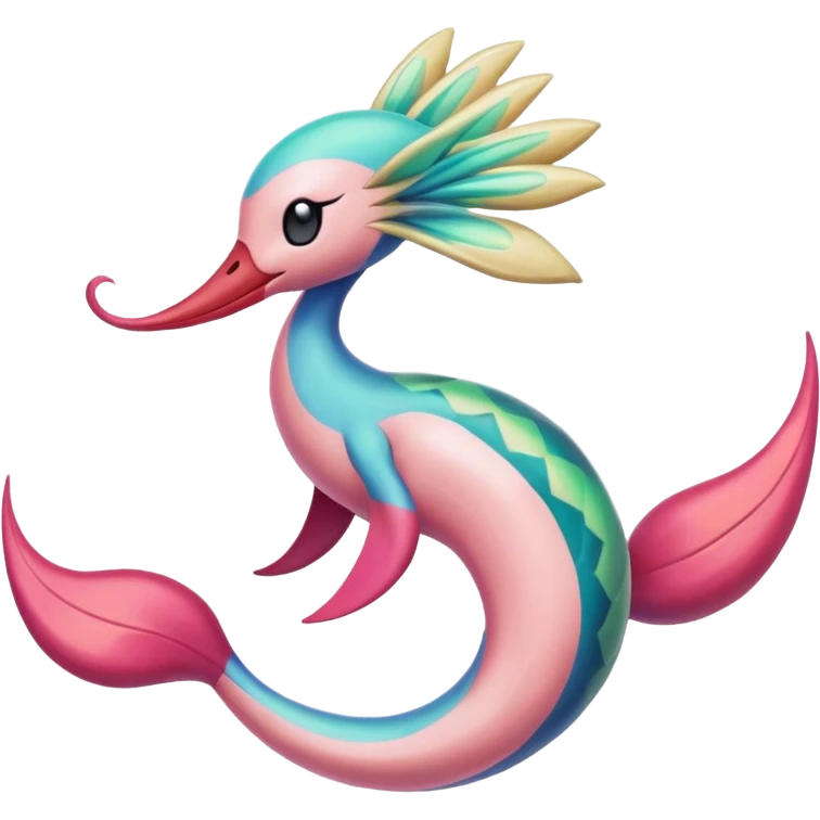  Exotic Meloetta-Milotic-Kirby-Fakémon-creature-hybrid emoji