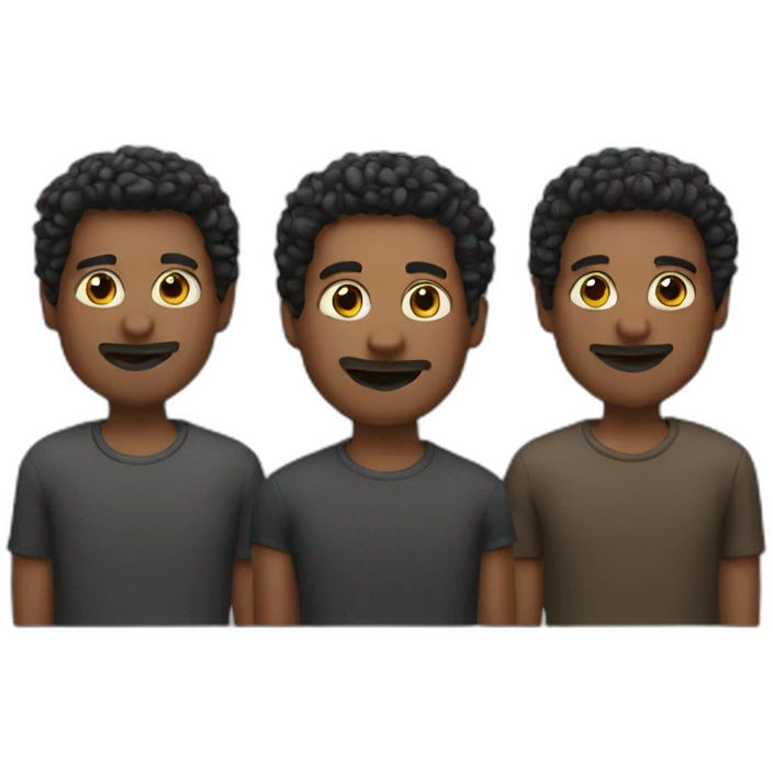3 men emoji