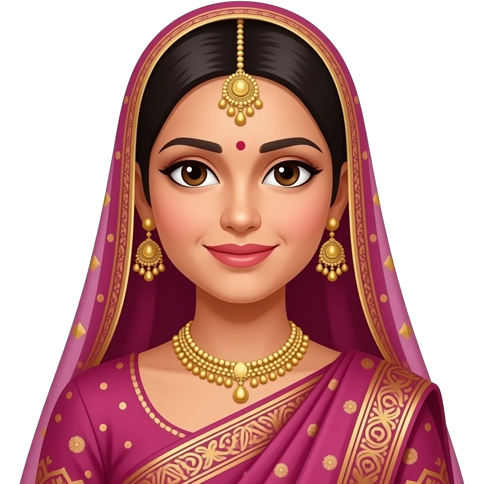 Rajasthani smart women emoji