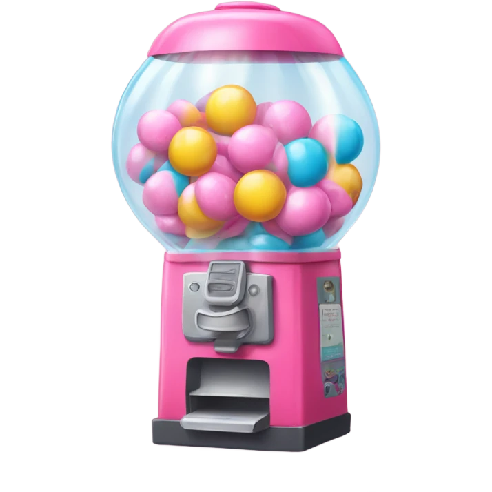 Bubble gum machine  emoji