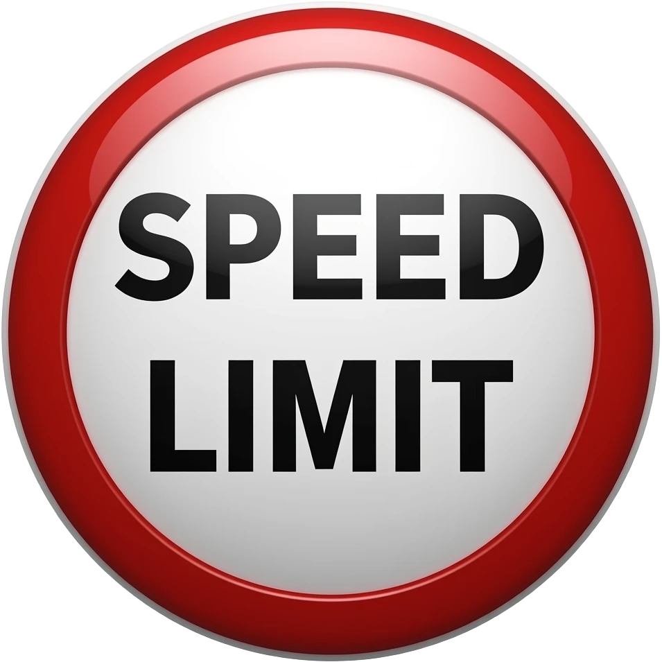 LIMITE DE VELOCIDAD emoji