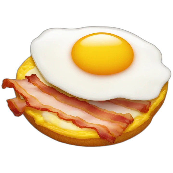 Fried egg with Bacon emoji