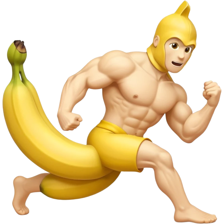 banana as superhuman emoji