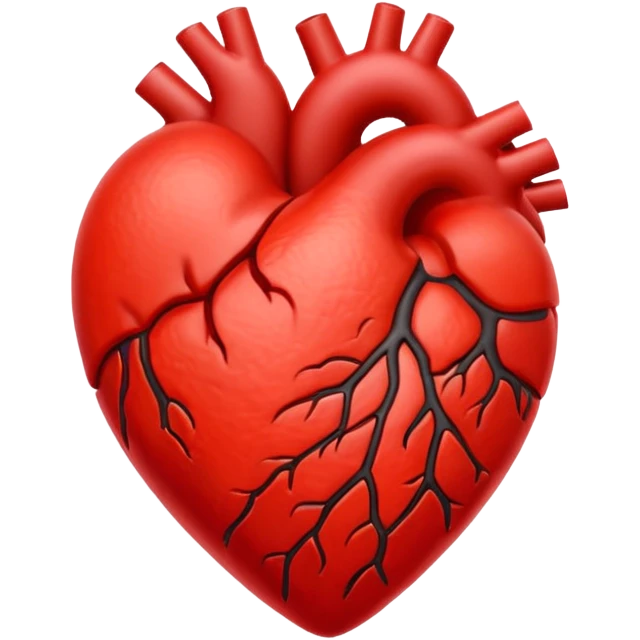 red beating heart emoji