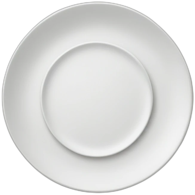 white plate food emoji