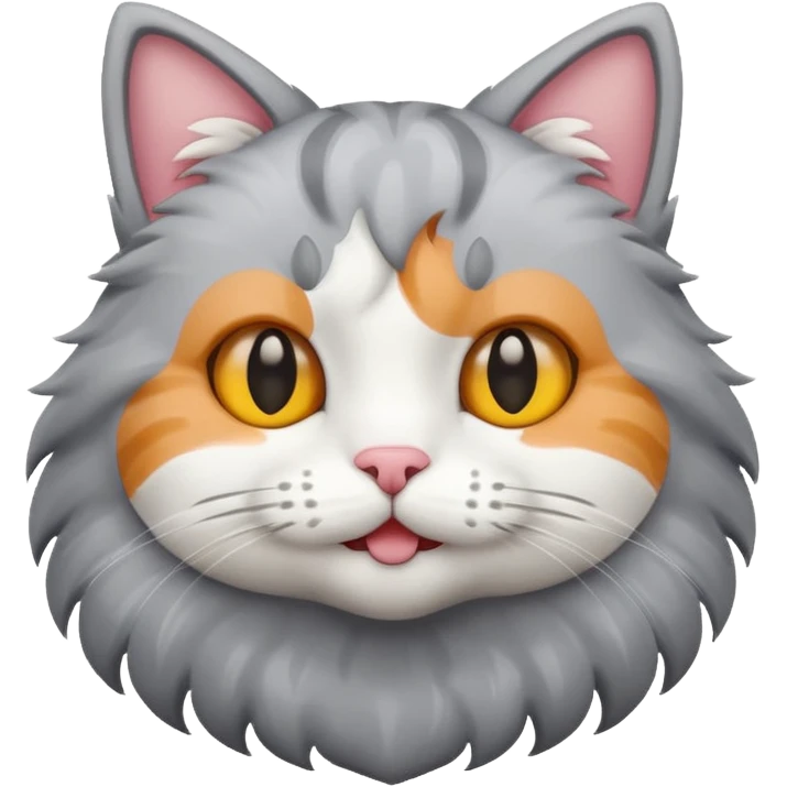 cat being silly emoji