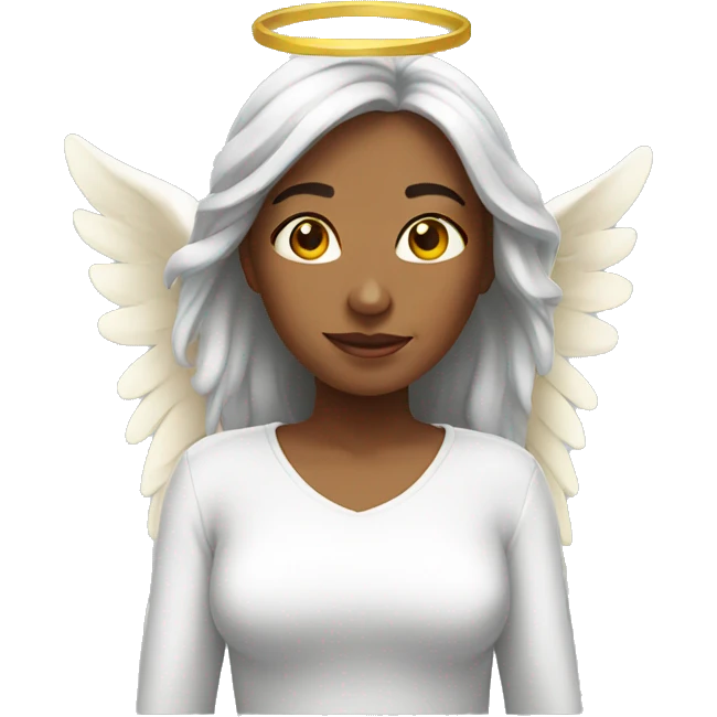 Woman angel  emoji
