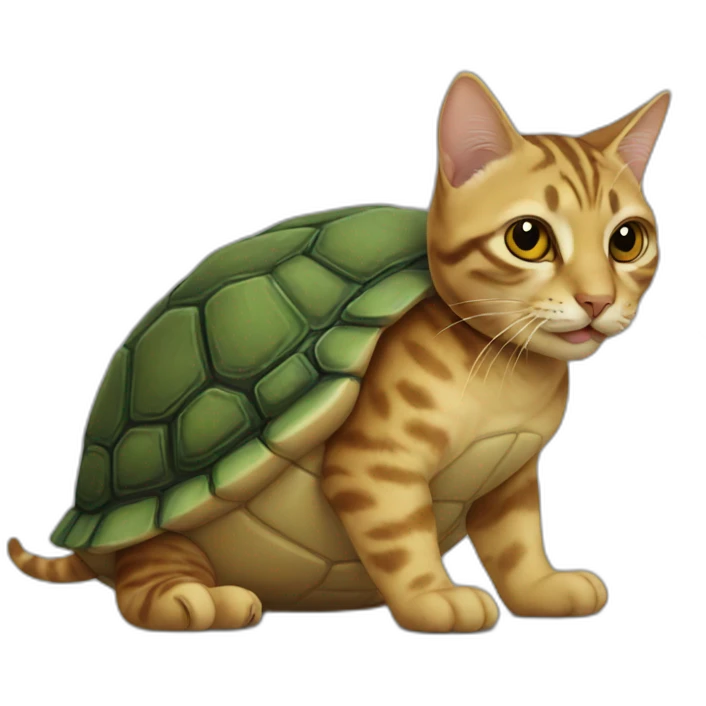 cat turtle emoji