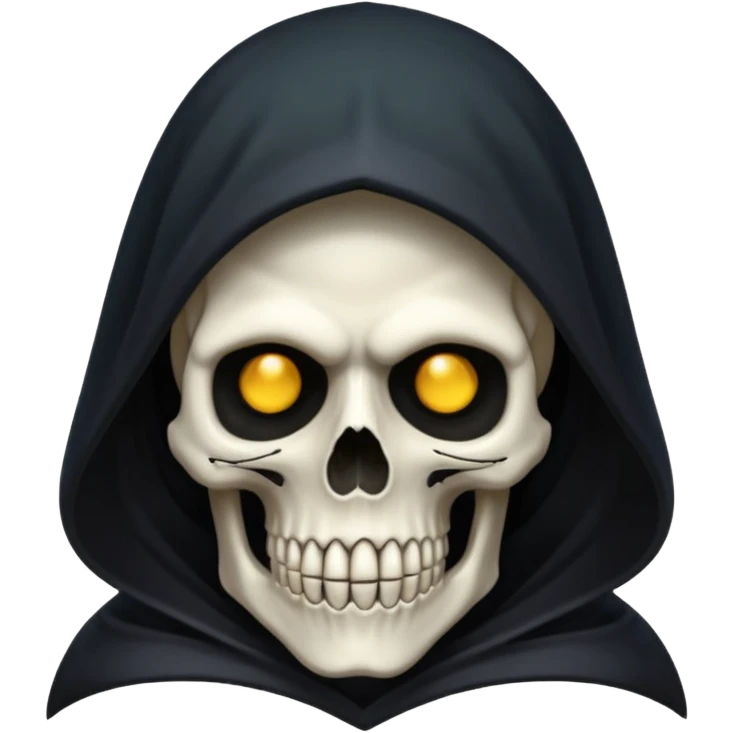 grim reaper head only emoji