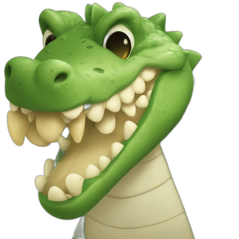 crocodile love emoji