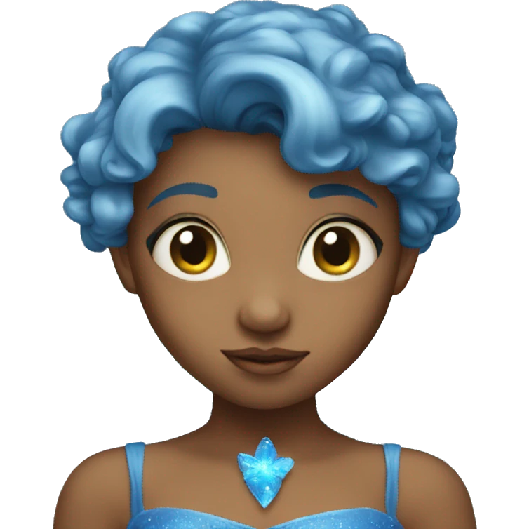 Blue fairy emoji