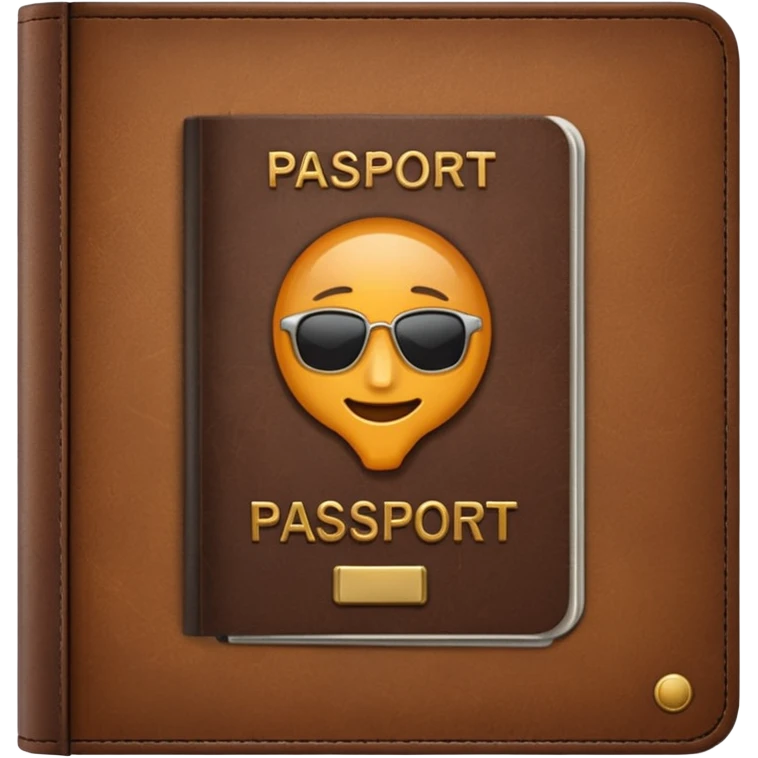 Travelling passport emoji