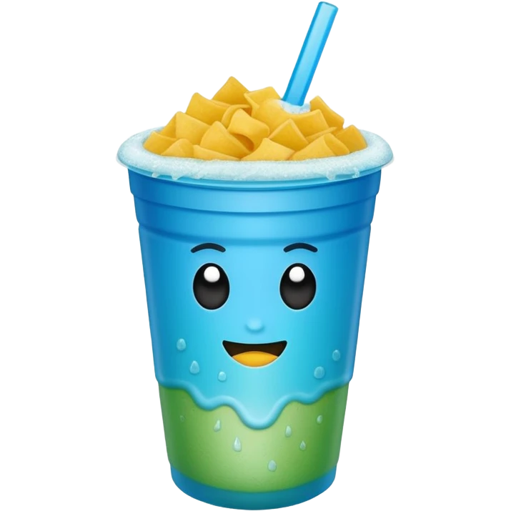 taco bell baja blast freeze cup emoji