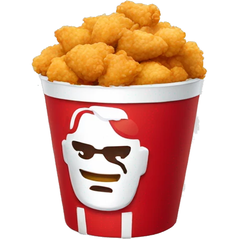 cute kfc bucket emoji