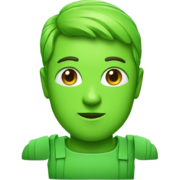 Android green emoji