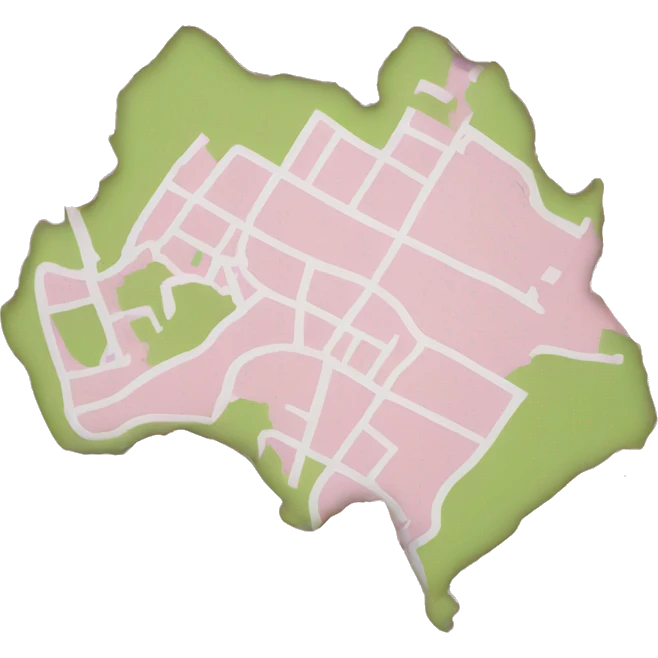 Light pink map  emoji