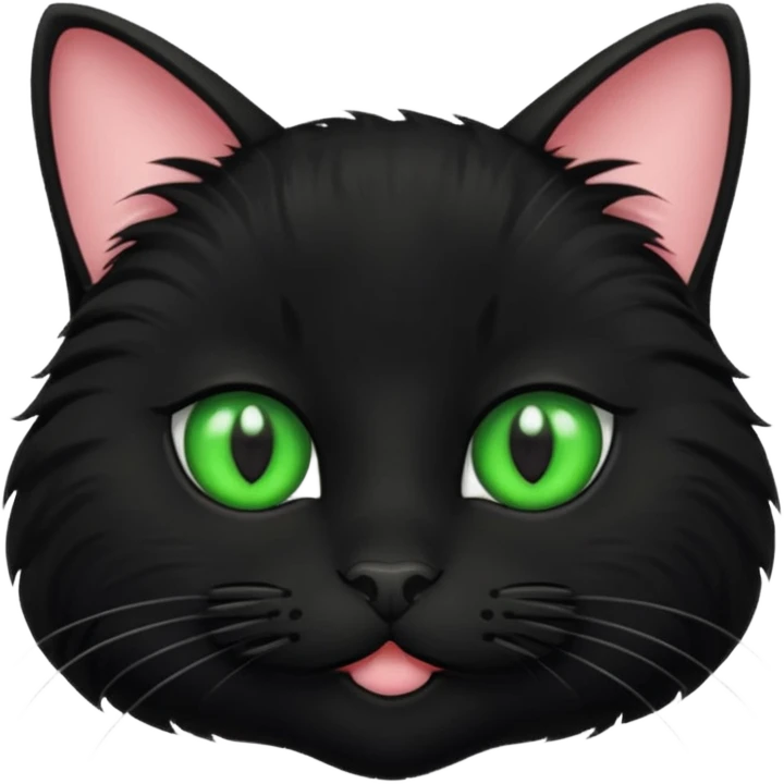 Black cat face 🐈‍⬛ emoji
