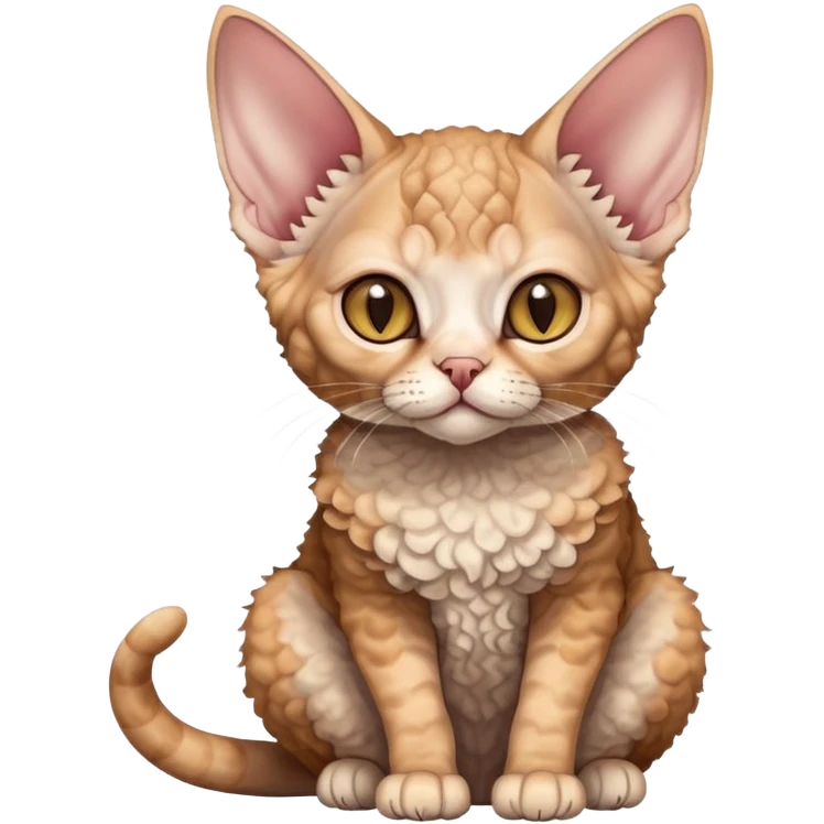 Devon cat sitting emoji