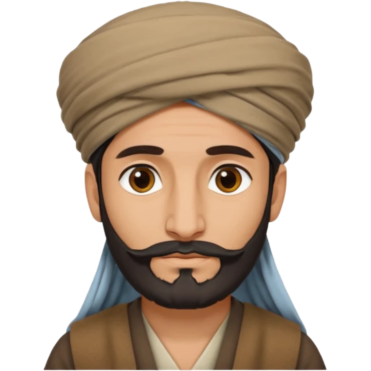 Pashtun man with pakol hat emoji