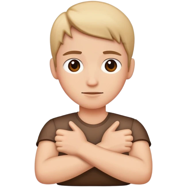 cross arm emoji