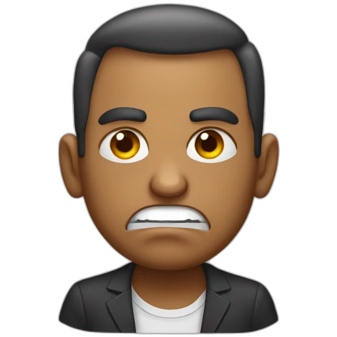 angry trump supporter racist emoji
