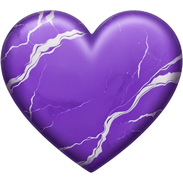 purple heart with a marble texture emoji