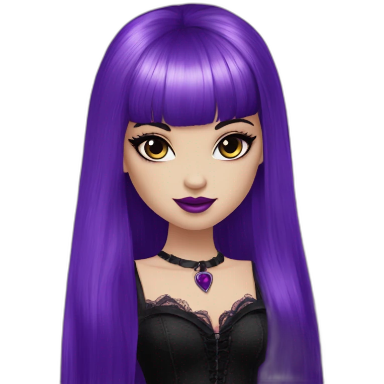 Elissabat-vampire-monsterhigh-goth-romantic-bangs-hair-purple-black emoji