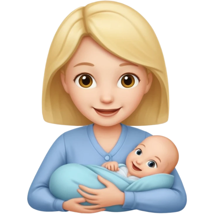 Very smart newborn mother emoji